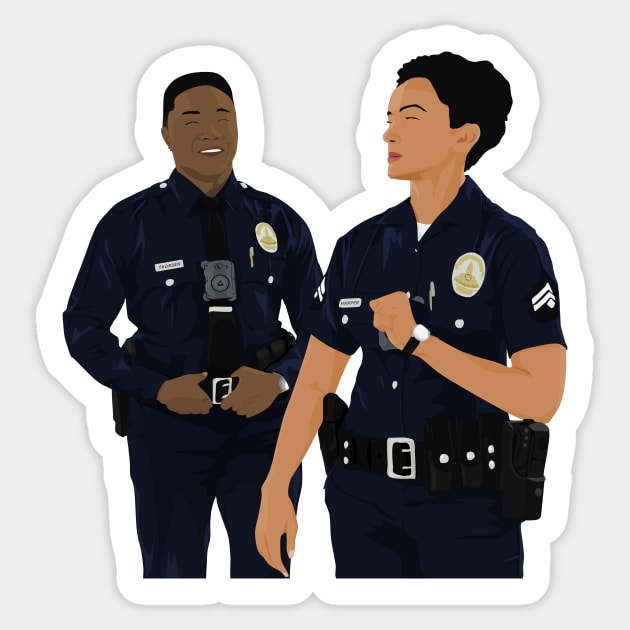 Thorsen and Harper | The Rookie Sticker by gottalovetherookie